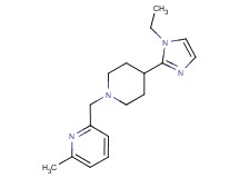 2-{[4-(1-ethyl-1H-imidazol-2-yl)-1-piperidinyl]methyl}-6-methylpyridine