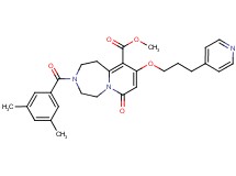 methyl 3-(3,5-dimethylbenzoyl)-7-oxo-9-[3-(4-pyridinyl)propoxy]-1,2,3,4,5,7-hexahydropyrido[1,2-d][1,4]diazepine-10-carboxylate