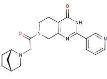 7-[(1S*,4R*)-2-azabicyclo[2.2.1]hept-2-ylacetyl]-2-pyridin-3-yl-5,6,7,8-tetrahydropyrido[3,4-d]pyrimidin-4(3H)-one