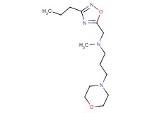 N-methyl-3-(4-morpholinyl)-N-[(3-propyl-1,2,4-oxadiazol-5-yl)methyl]-1-propanamine