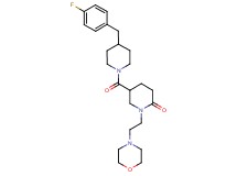 5-{[4-(4-fluorobenzyl)-1-piperidinyl]carbonyl}-1-[2-(4-morpholinyl)ethyl]-2-piperidinone
