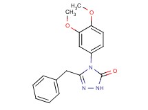 5-benzyl-4-(3,4-dimethoxyphenyl)-2,4-dihydro-3H-1,2,4-triazol-3-one