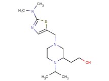 2-(4-{[2-(dimethylamino)-1,3-thiazol-5-yl]methyl}-1-isopropyl-2-piperazinyl)ethanol