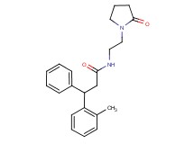3-(2-methylphenyl)-N-[2-(2-oxopyrrolidin-1-yl)ethyl]-3-phenylpropanamide