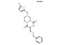 (3S,9aR)-3-[(benzyloxy)methyl]-8-[(5-chloro-2-thienyl)methyl]tetrahydro-2H-pyrazino[1,2-a]pyrazine-1,4(3H,6H)-dione