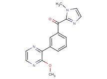 [3-(3-methoxypyrazin-2-yl)phenyl](1-methyl-1H-imidazol-2-yl)methanone