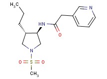 N-[(3R*,4S*)-1-(methylsulfonyl)-4-propyl-3-pyrrolidinyl]-2-(3-pyridinyl)acetamide