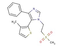 1-[2-(methylsulfonyl)ethyl]-5-(3-methyl-2-thienyl)-4-phenyl-1H-imidazole