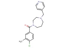 1-(4-chloro-3-methylbenzoyl)-4-(4-pyridinylmethyl)-1,4-diazepane