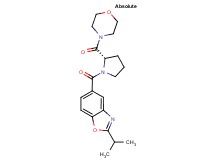 2-isopropyl-5-{[(2S)-2-(morpholin-4-ylcarbonyl)pyrrolidin-1-yl]carbonyl}-1,3-benzoxazole