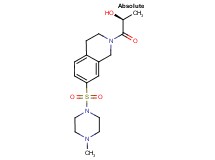 (2S)-1-[7-[(4-methylpiperazin-1-yl)sulfonyl]-3,4-dihydroisoquinolin-2(1H)-yl]-1-oxopropan-2-ol