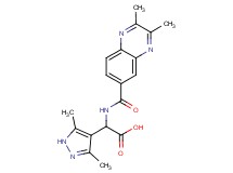 (3,5-dimethyl-1H-pyrazol-4-yl){[(2,3-dimethyl-6-quinoxalinyl)carbonyl]amino}acetic acid