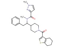 N,1-dimethyl-N-{2-phenyl-1-[1-(4,5,6,7-tetrahydro-1-benzothien-3-ylcarbonyl)-4-piperidinyl]ethyl}-1H-pyrazole-3-carboxamide