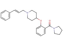 1-[(2E)-3-phenyl-2-propen-1-yl]-4-[2-(1-pyrrolidinylcarbonyl)phenoxy]piperidine