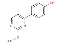 4-[2-(methylthio)pyrimidin-4-yl]phenol