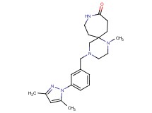 4-[3-(3,5-dimethyl-1H-pyrazol-1-yl)benzyl]-1-methyl-1,4,9-triazaspiro[5.6]dodecan-10-one