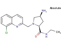 (2S,4S)-4-amino-1-[(8-chloroquinolin-2-yl)methyl]-N-ethylpyrrolidine-2-carboxamide