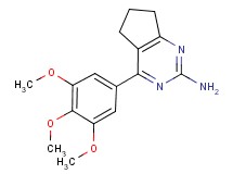4-(3,4,5-trimethoxyphenyl)-6,7-dihydro-5H-cyclopenta[d]pyrimidin-2-amine
