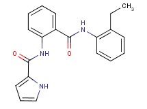 N-(2-{[(2-ethylphenyl)amino]carbonyl}phenyl)-1H-pyrrole-2-carboxamide