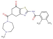 2,3-dimethyl-N-{5-[(4-methyl-1,4-diazepan-1-yl)carbonyl]-7-oxo-4,5,6,7-tetrahydro-1,3-benzothiazol-2-yl}benzamide