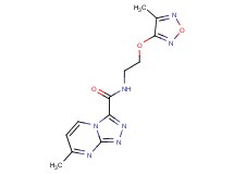 7-methyl-N-{2-[(4-methyl-1,2,5-oxadiazol-3-yl)oxy]ethyl}[1,2,4]triazolo[4,3-a]pyrimidine-3-carboxamide