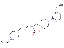 3-[3-(4-ethylpiperazin-1-yl)propyl]-8-[4-(methylamino)pyrimidin-2-yl]-1-oxa-3,8-diazaspiro[4.5]decan-2-one