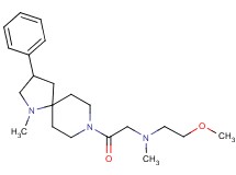 (2-methoxyethyl)methyl[2-(1-methyl-3-phenyl-1,8-diazaspiro[4.5]dec-8-yl)-2-oxoethyl]amine