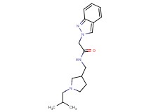 2-(2H-indazol-2-yl)-N-[(1-isobutylpyrrolidin-3-yl)methyl]acetamide
