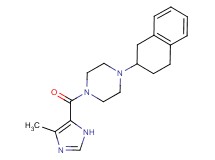 1-[(4-methyl-1H-imidazol-5-yl)carbonyl]-4-(1,2,3,4-tetrahydronaphthalen-2-yl)piperazine