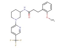 3-(2-methoxyphenyl)-N-{1-[5-(trifluoromethyl)-2-pyridinyl]-3-piperidinyl}propanamide