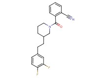 2-({3-[2-(3,4-difluorophenyl)ethyl]-1-piperidinyl}carbonyl)benzonitrile