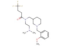 N-[2-(dimethylamino)ethyl]-4,4,4-trifluoro-N-{[1-(2-methoxybenzyl)-3-piperidinyl]methyl}butanamide