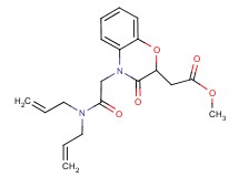 methyl {4-[2-(diallylamino)-2-oxoethyl]-3-oxo-3,4-dihydro-2H-1,4-benzoxazin-2-yl}acetate