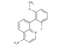 8-(2-fluoro-6-methoxyphenyl)quinolin-4-amine