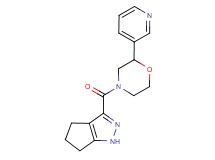 3-[(2-pyridin-3-ylmorpholin-4-yl)carbonyl]-1,4,5,6-tetrahydrocyclopenta[c]pyrazole