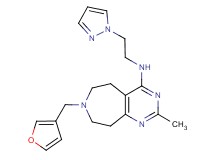 7-(3-furylmethyl)-2-methyl-N-[2-(1H-pyrazol-1-yl)ethyl]-6,7,8,9-tetrahydro-5H-pyrimido[4,5-d]azepin-4-amine