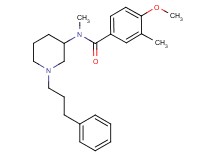 4-methoxy-N,3-dimethyl-N-[1-(3-phenylpropyl)-3-piperidinyl]benzamide