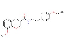 N-[2-(4-ethoxyphenyl)ethyl]-8-methoxychromane-3-carboxamide