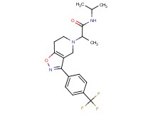 N-isopropyl-2-[3-[4-(trifluoromethyl)phenyl]-6,7-dihydroisoxazolo[4,5-c]pyridin-5(4H)-yl]propanamide