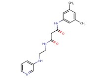 N-(3,5-dimethylphenyl)-N'-[2-(pyridin-3-ylamino)ethyl]malonamide