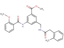 methyl 3-[(2-methoxybenzoyl)amino]-5-({[(2-methylphenyl)acetyl]amino}methyl)benzoate