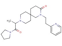 9-(1-methyl-2-oxo-2-pyrrolidin-1-ylethyl)-2-(2-pyridin-2-ylethyl)-2,9-diazaspiro[5.5]undecan-3-one