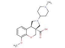 (3aR*,9bR*)-6-methoxy-2-(1-methylpiperidin-4-yl)-1,2,3,9b-tetrahydrochromeno[3,4-c]pyrrole-3a(4H)-carboxylic acid