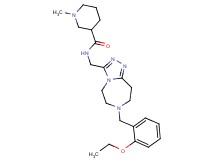 N-{[7-(2-ethoxybenzyl)-6,7,8,9-tetrahydro-5H-[1,2,4]triazolo[4,3-d][1,4]diazepin-3-yl]methyl}-1-methyl-3-piperidinecarboxamide