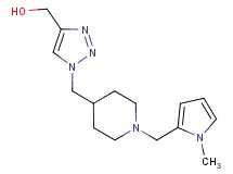[1-({1-[(1-methyl-1H-pyrrol-2-yl)methyl]-4-piperidinyl}methyl)-1H-1,2,3-triazol-4-yl]methanol