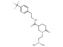 1-[2-(dimethylamino)ethyl]-6-oxo-N-{2-[4-(trifluoromethyl)phenyl]ethyl}-3-piperidinecarboxamide
