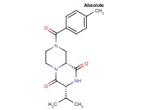 (3R,9aR)-3-isopropyl-8-(4-methylbenzoyl)tetrahydro-2H-pyrazino[1,2-a]pyrazine-1,4(3H,6H)-dione