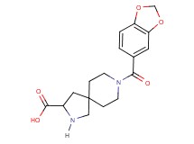 8-(1,3-benzodioxol-5-ylcarbonyl)-2,8-diazaspiro[4.5]decane-3-carboxylic acid