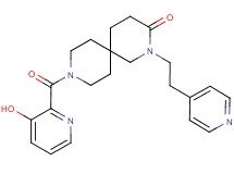 9-[(3-hydroxypyridin-2-yl)carbonyl]-2-(2-pyridin-4-ylethyl)-2,9-diazaspiro[5.5]undecan-3-one