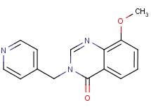 8-methoxy-3-(pyridin-4-ylmethyl)quinazolin-4(3H)-one